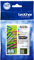 Brother LC-422XL Pack Preto / Cyan / Magenta / Amarelo