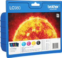 Brother LC-980 Pack Preto / Cyan / Magenta / Amarelo