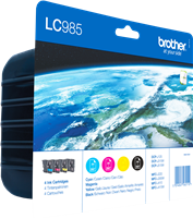 Brother LC-985 Pack Preto / Cyan / Magenta / Amarelo