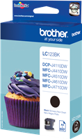 Brother LC123BK Preto Cartucho de tinta