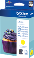 Brother LC123Y Amarelo Cartucho de tinta