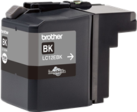 Brother LC12EBK Preto Cartucho de tinta