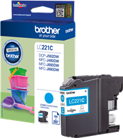 Brother LC221C Cyan Cartucho de tinta