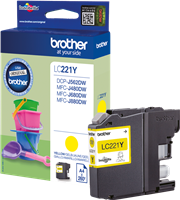 Brother LC221Y Amarelo Cartucho de tinta