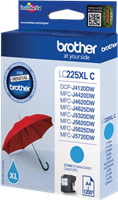 Brother LC225XLC Cyan Cartucho de tinta