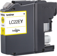 Brother LC22EY Jaune Cartouche d'encre