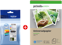 Brother LC3219XLVALDR MCVP 01 Schwarz / Cyan / Magenta / Gelb / rauchweiß Value Pack