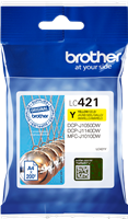 Brother LC421Y Amarelo Cartucho de tinta