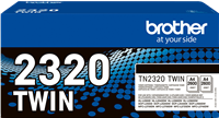 Brother TN-2320 TWIN Pack Preto