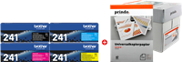 Brother TN-241 MCVP 02 czarny / cyan / magenta / żółty / Biały value pack