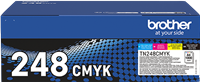 Brother TN-248CMYK Pack Preto / Cyan / Magenta / Amarelo