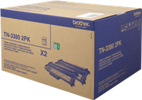 Brother TN-3380TWIN Multipack Schwarz
