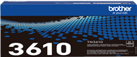 Brother TN-3610 Preto Tóner