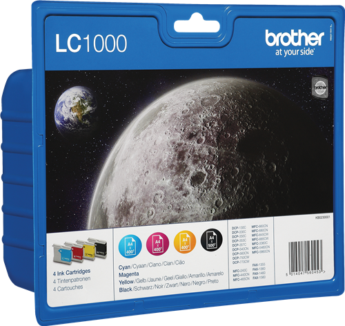 Brother MFC-465CN LC-1000-BK C M Y