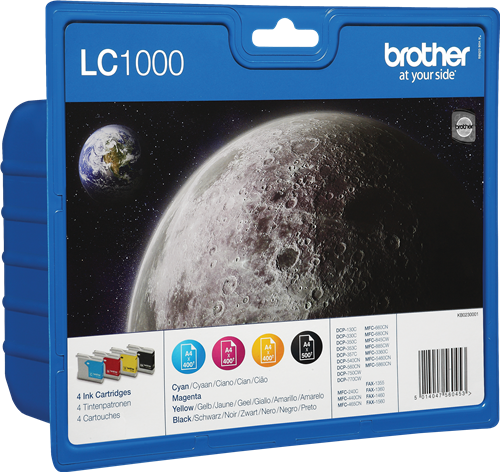 Brother DCP-357C LC-1000-BK C M Y
