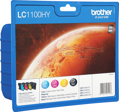 Brother LC-1100HY-BK C M Y