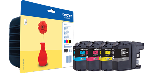 Brother LC-121 Pack Preto / Cyan / Magenta / Amarelo