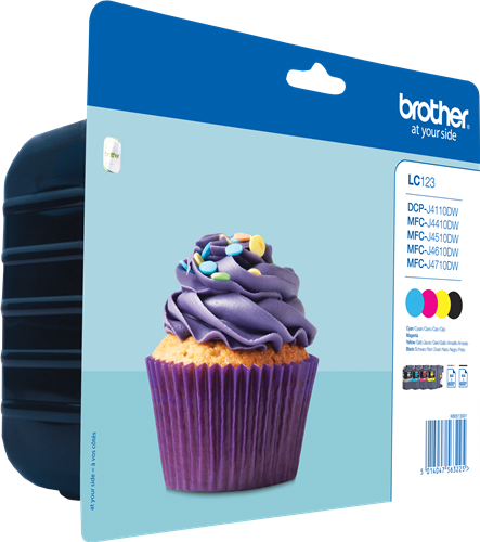 Brother LC-123-BK C M Y