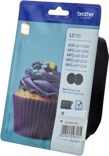 Brother LC-123 Pack Preto