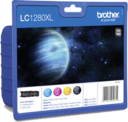 Brother LC-1280XL-BK C M Y