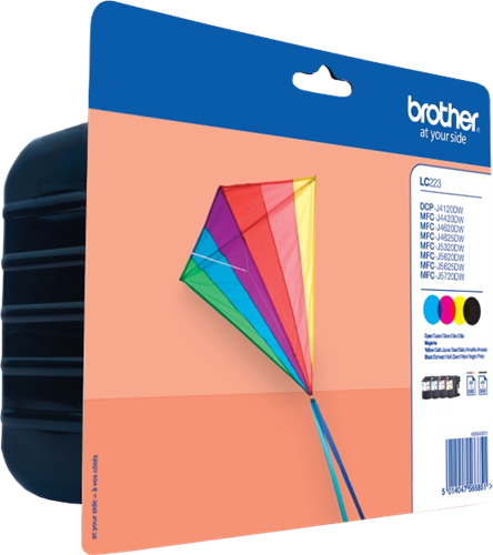 Brother LC-223 Pack Preto / Cyan / Magenta / Amarelo