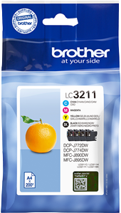 Brother LC-3211 Pack Preto / Cyan / Magenta / Amarelo