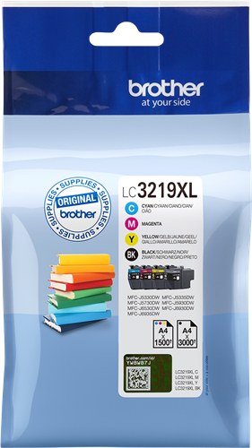 Brother LC-3219XL Pack Preto / Cyan / Magenta / Amarelo