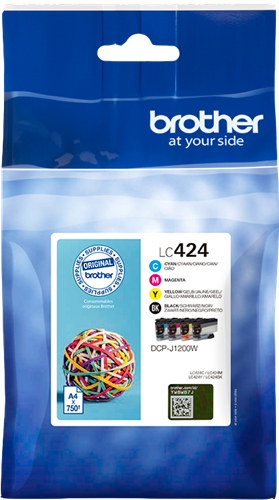 Brother LC-424 Pack Preto / Cyan / Magenta / Amarelo