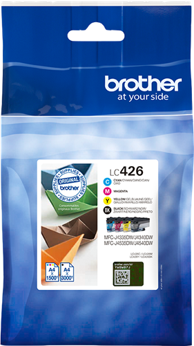 Brother LC-426 Pack Preto / Cyan / Magenta / Amarelo