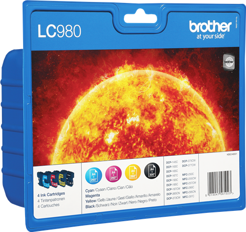 Brother LC-980 black / cyan / magenta / yellow value pack