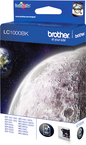 Brother LC1000BK Preto Cartucho de tinta