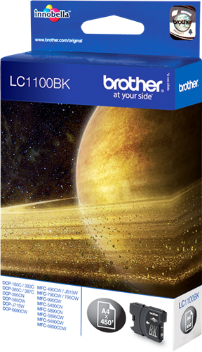 Brother LC1100BK Černá Inkoustovou kazetu