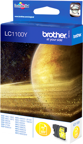 Brother LC1100Y Amarelo Cartucho de tinta