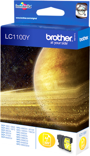 Brother LC1100Y Jaune Cartouche d'encre
