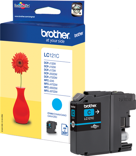 Brother LC121C Cyan Cartucho de tinta