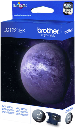 Brother LC1220BK Preto Cartucho de tinta