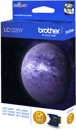 Brother LC1220Y yellow ink cartridge