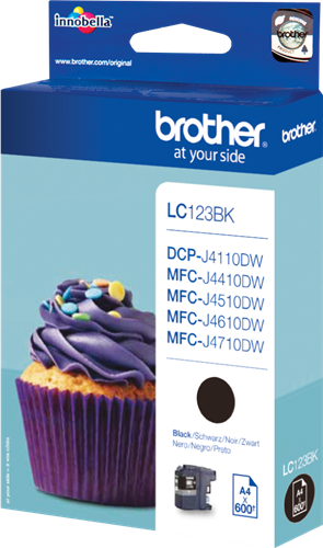 Brother LC123BK Černá Inkoustovou kazetu