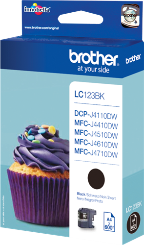 Brother LC123BK Preto Cartucho de tinta