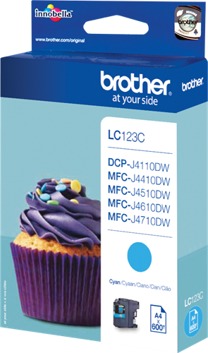 Brother LC123C cyan ink cartridge