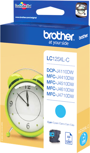 Brother LC125XLC Cyan Cartucho de tinta