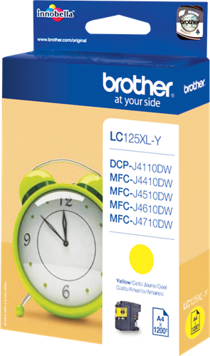 Brother LC125XLY žlutý Inkoustovou kazetu