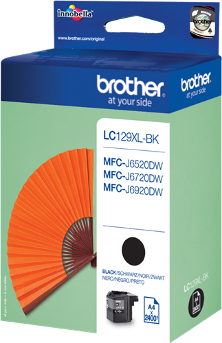 Brother LC129XLBK Preto Cartucho de tinta
