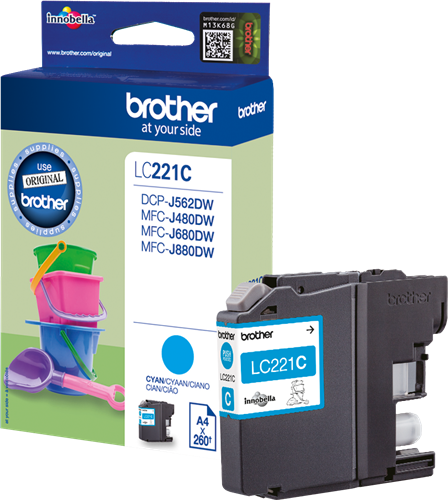 Brother LC221C cyan ink cartridge