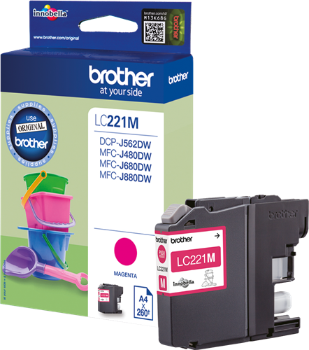 Brother LC221M Magenta Cartouche d'encre