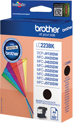 Brother LC223BK Černá Inkoustovou kazetu
