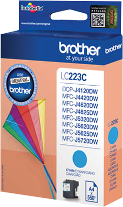 Brother LC223C Cyan Cartucho de tinta