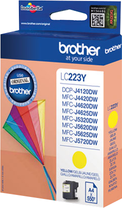 Brother LC223Y Amarelo Cartucho de tinta