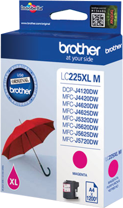 Brother LC225XLM purpurová Inkoustovou kazetu