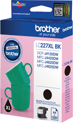 Brother LC227XLBK Preto Cartucho de tinta